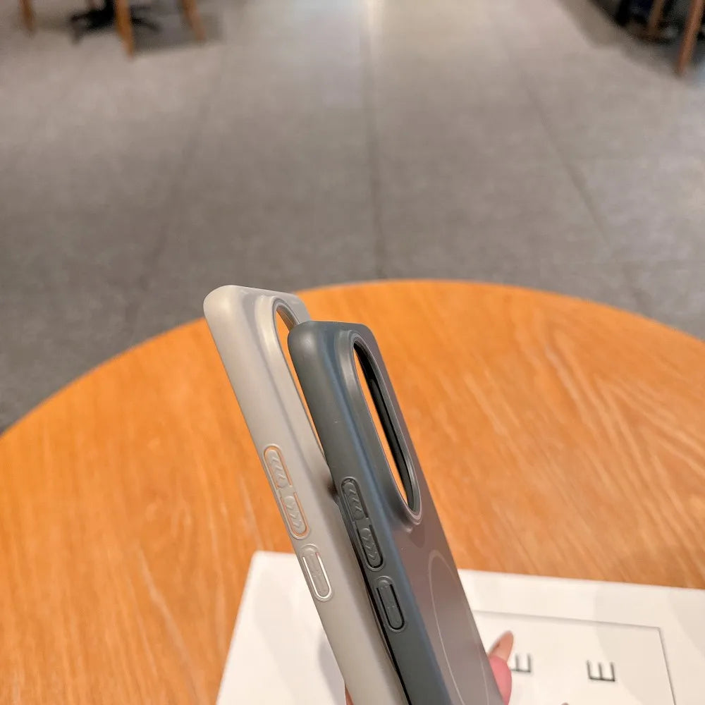 Para huawei nova 13 pro caso duro pc fino magnético de carregamento sem fio capa protetora traseira para nova 13 13pro telefone escudo